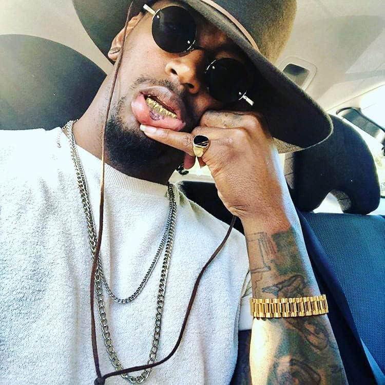 imageTOPGRILLZ Grillz Teeth Men Gold Grills for Your Teeth Poker Diamond Grillz Hip Hop Iced out 14K Gold Plated Silver Grillz for Women Rapper Costume Cosplay JewelrySilver Plated Brass