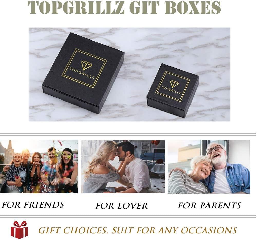 imageTOPGRILLZ Hip Hop 14K Gold Plated Iced out CZ Bling AG Free Mason Ring for Men 11
