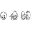 Silvery-3PCS