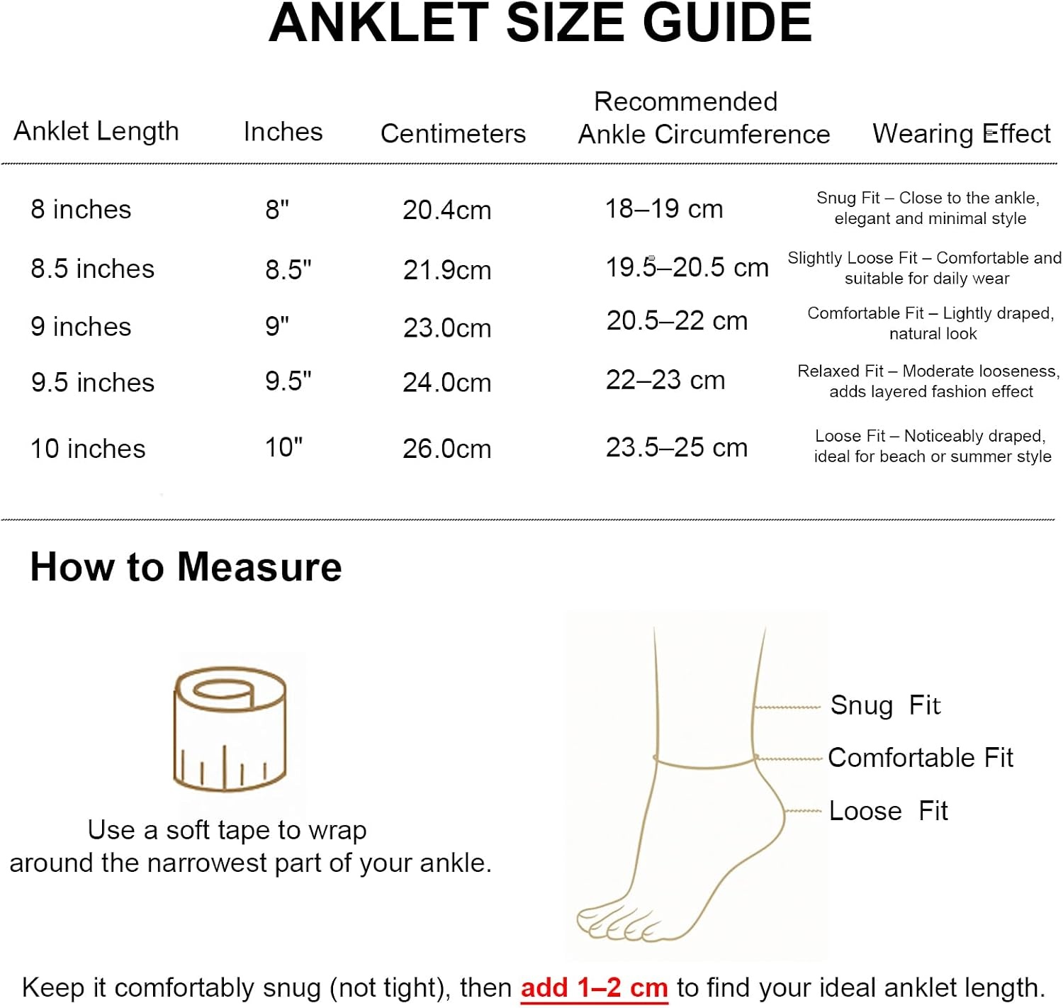 image:imageTOPGRILLZ Anklets for Women 2 mm Heart Bows Design 14K Gold Plated 5A Cubic Zirconia Ankle Bracelets with Fold Over Clasp Summer Beach Jewelry 8 IN 9 IN 10 INSilvery 8 inches